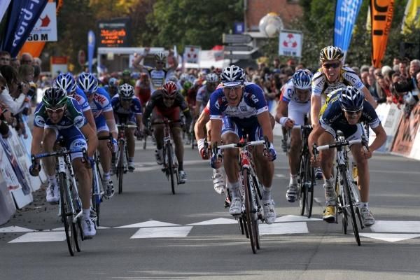 The sprint for second went to Katusha's Denis Galimzyanov