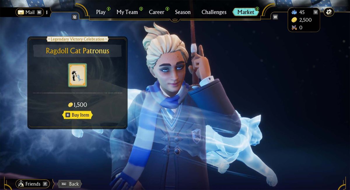 Harry Potter: Quidditch Champions &mdash; Ragdoll cat patronus.