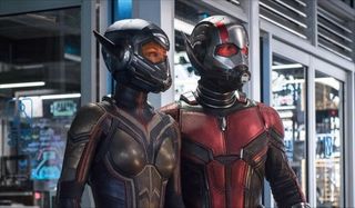 Ant-Man and the Wasp standing together