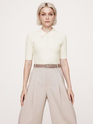 Cece Cropped Polo