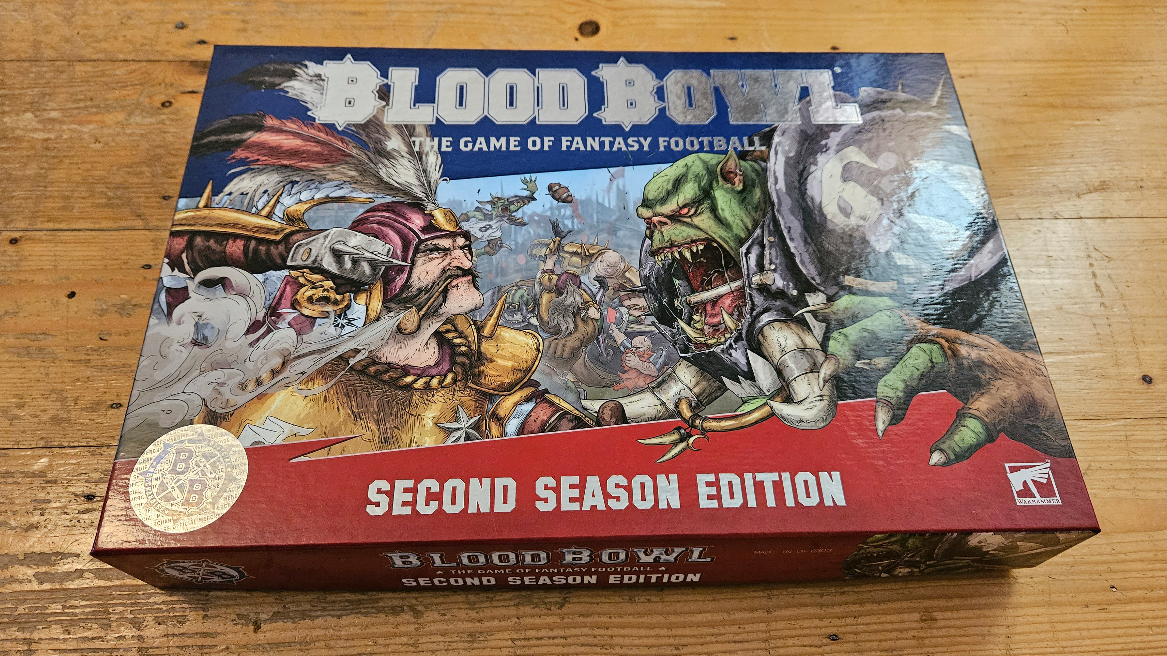The Blood Bowl Second Season Edition box