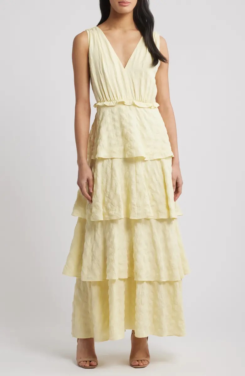 Chelsea28, Floral Tiered Maxi Dress