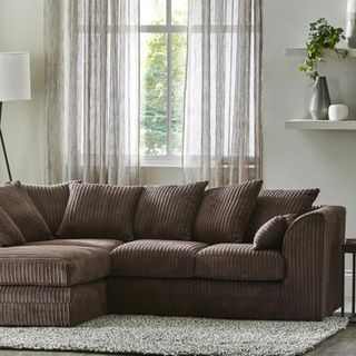 ScS Chicago Fabric 1 Corner 2 Left Hand Facing Chaise Sofa