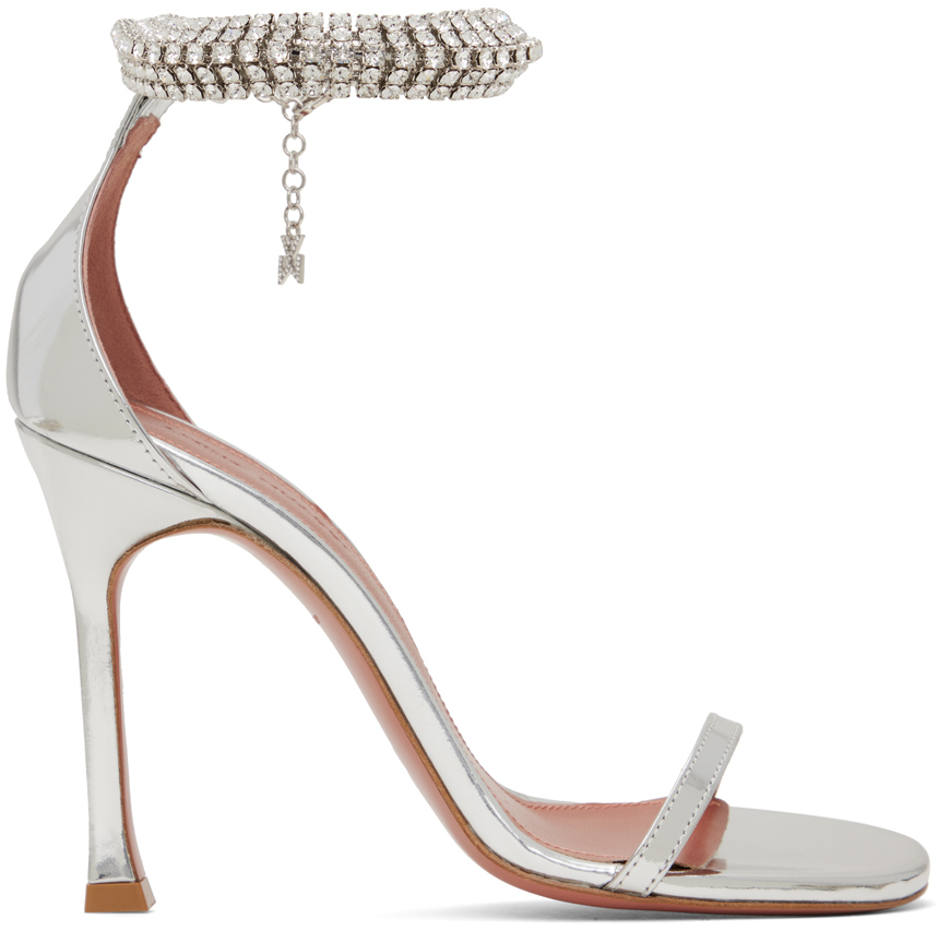 Silver Iman Sandal Heeled Sandals