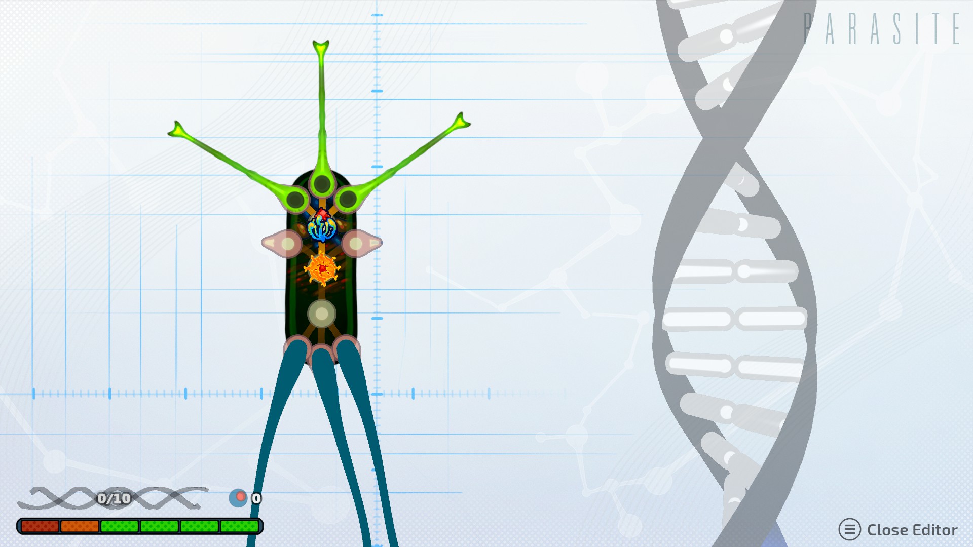 Editing the composition of your parasite in Pathogenic.