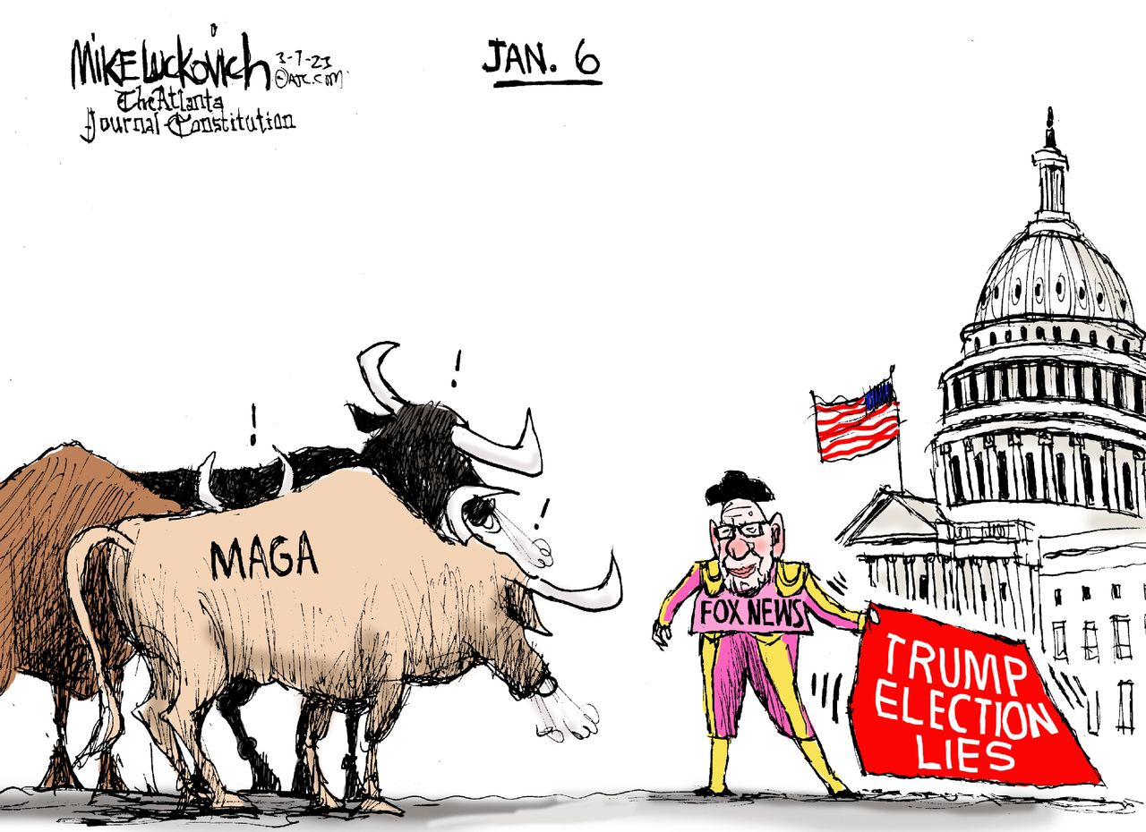 Political cartoon 