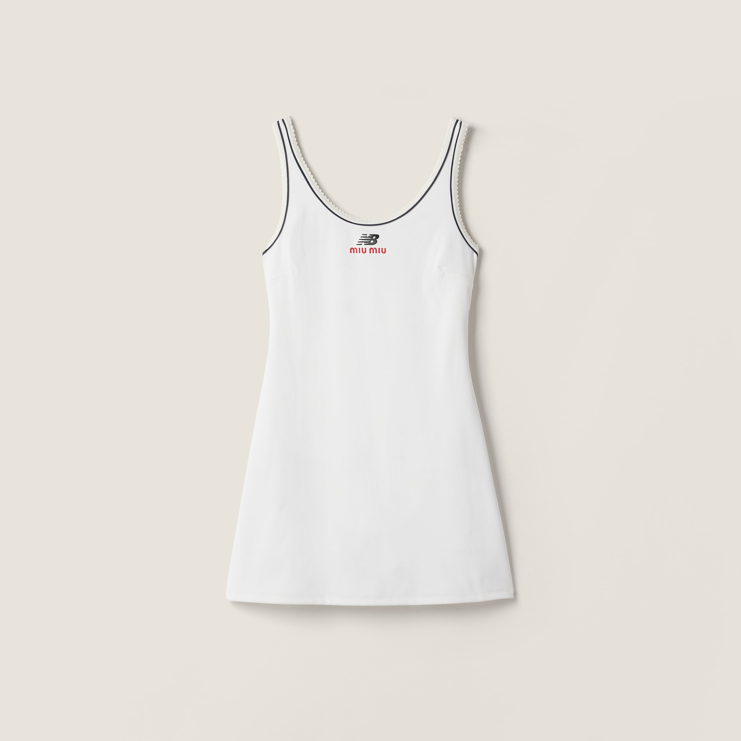 Stretch Technical Jersey Mini-Dress