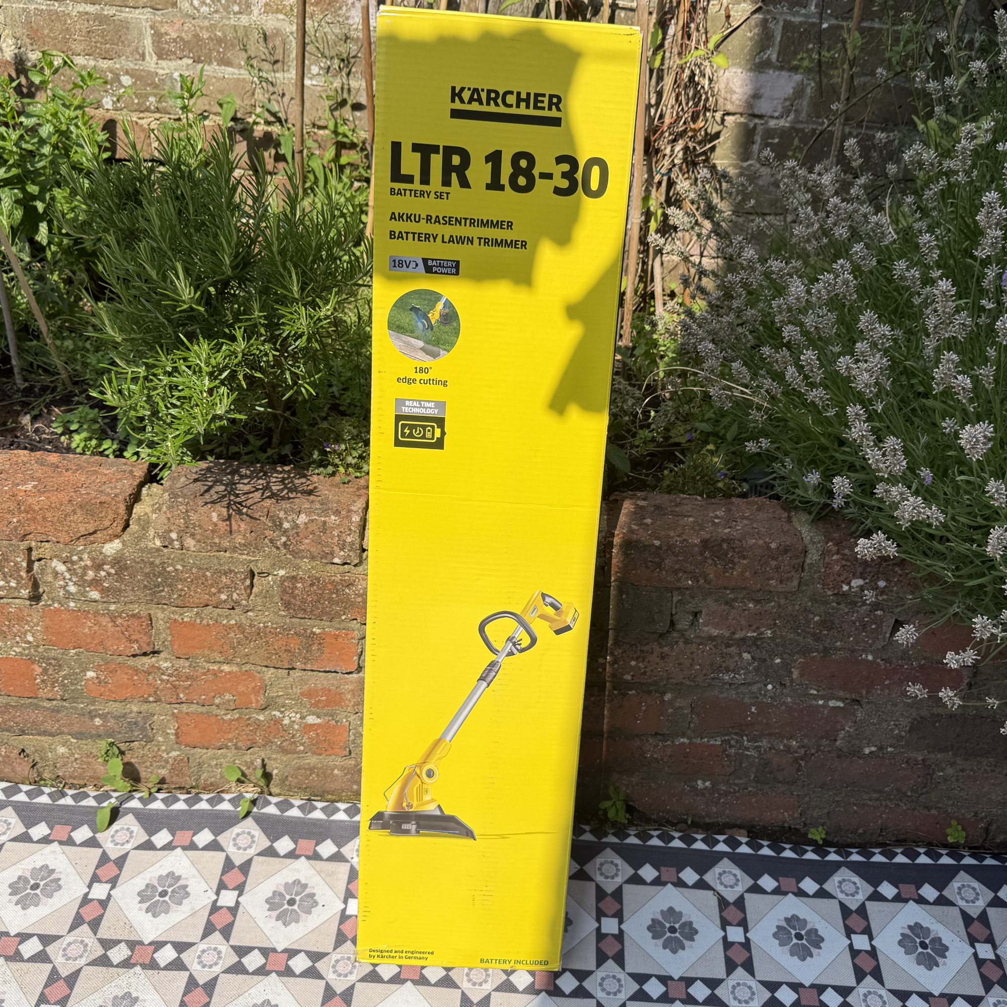 karcher grass trimmer in the box
