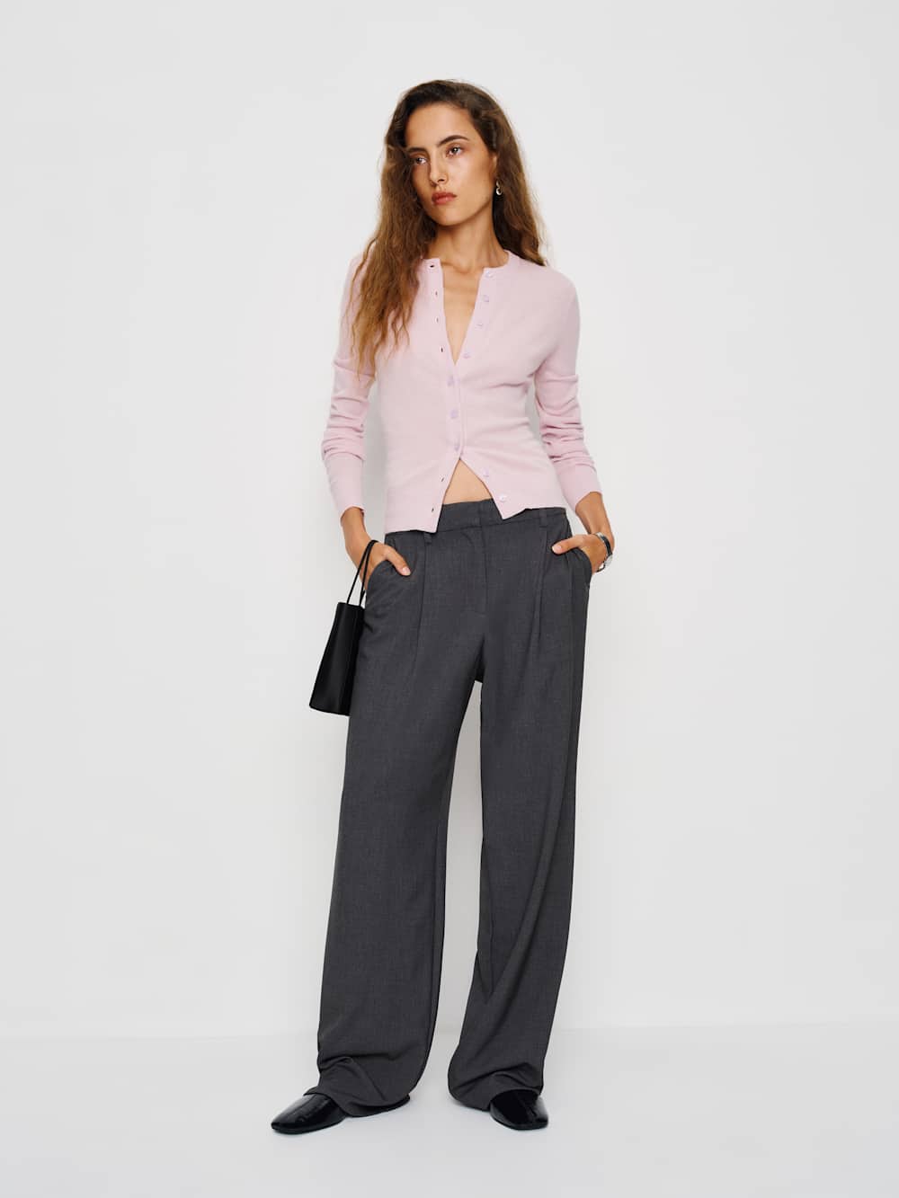 Farren Cashmere Crew Cardigan