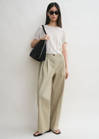 Relaxed Chino Trousers Desert