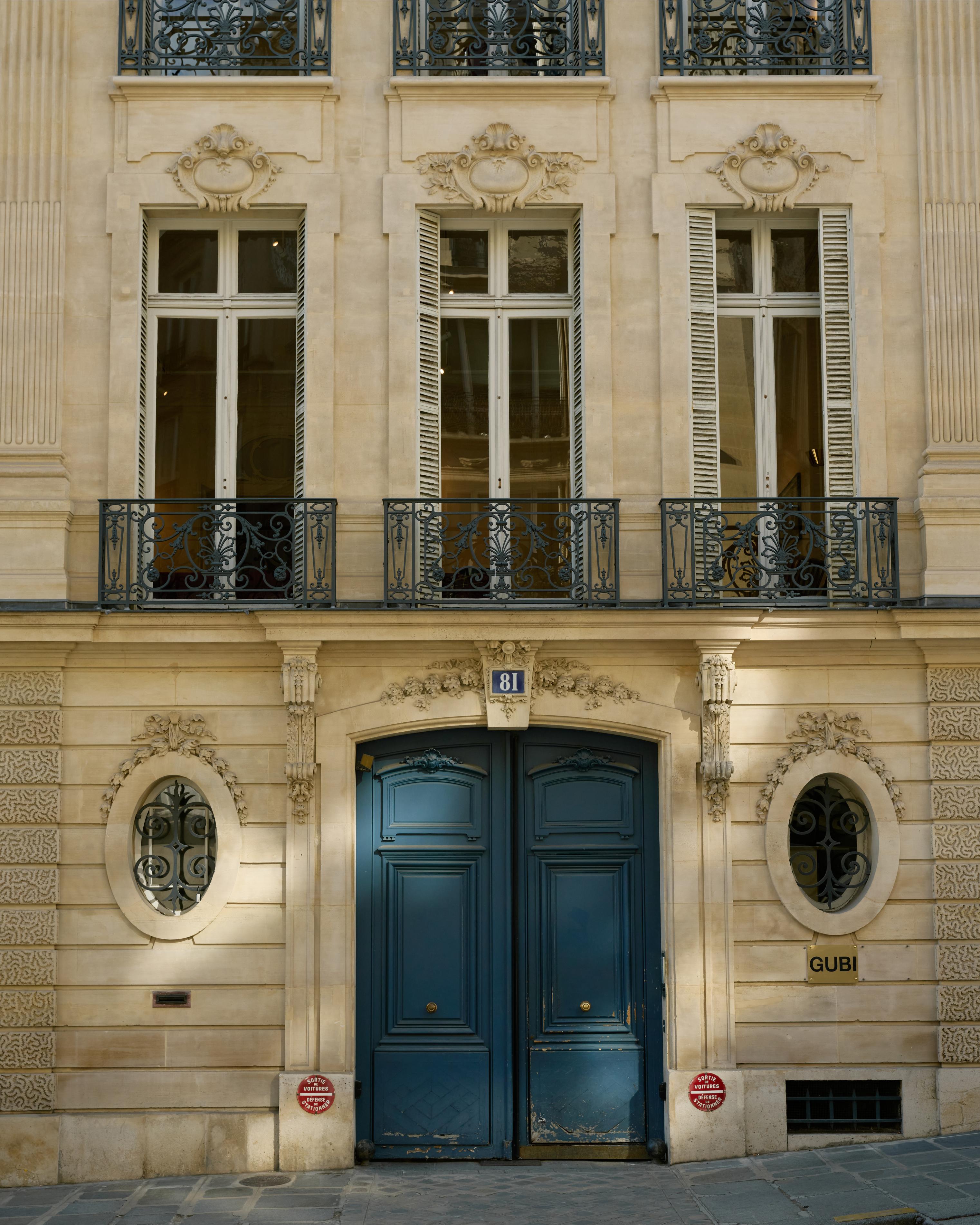 Exterior of Gubi Paris showroom