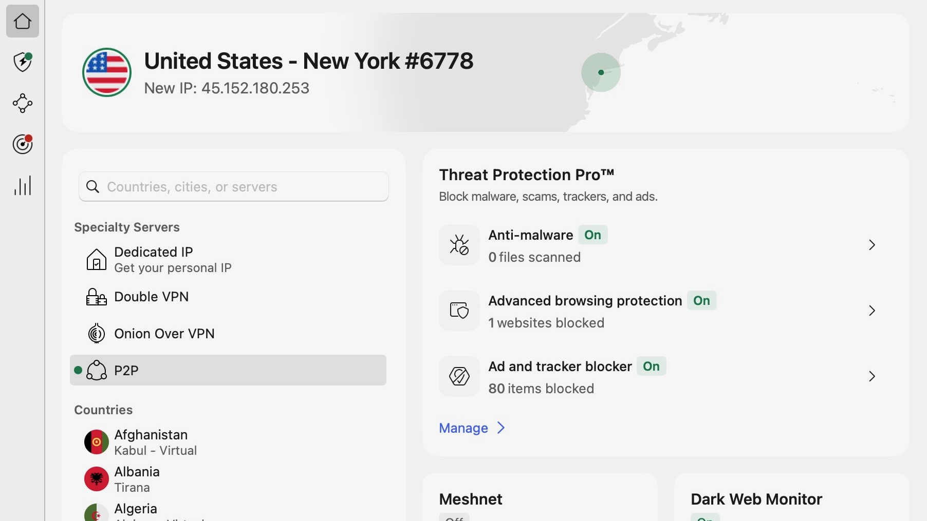 NordVPN on a Mac