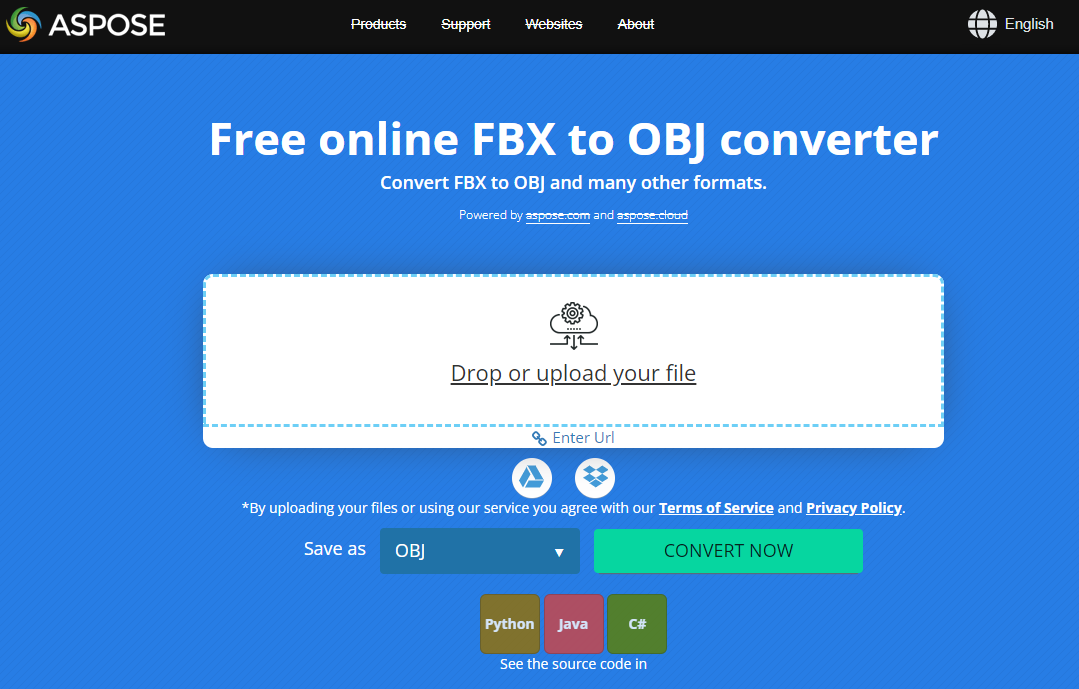 Convert FBX files to OBJ