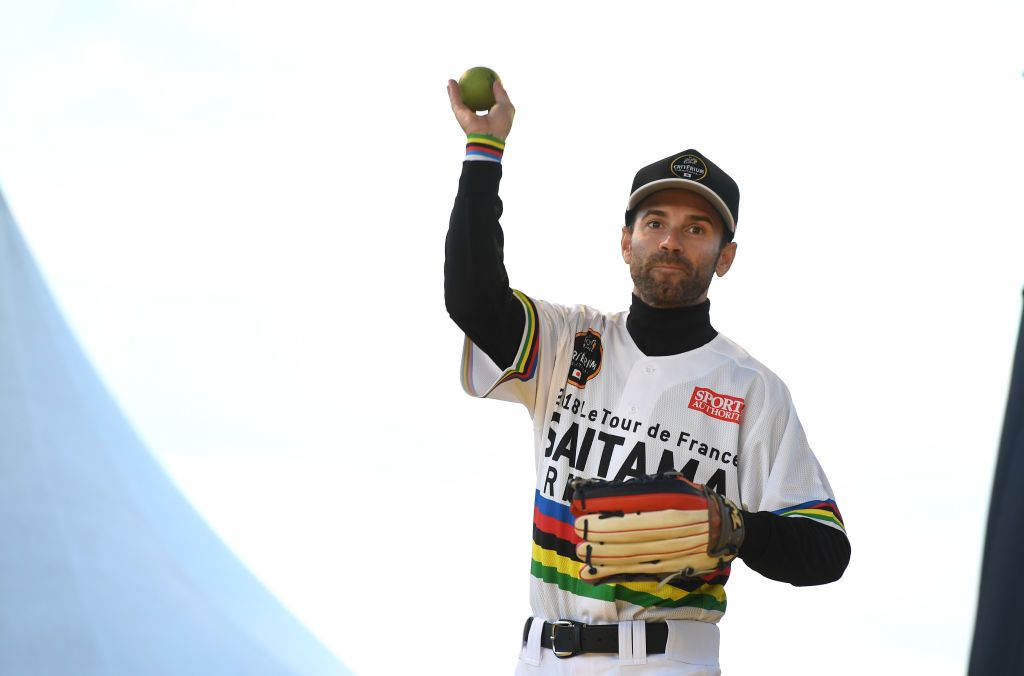Alejandro Valverde got a rainbow baseball jersey