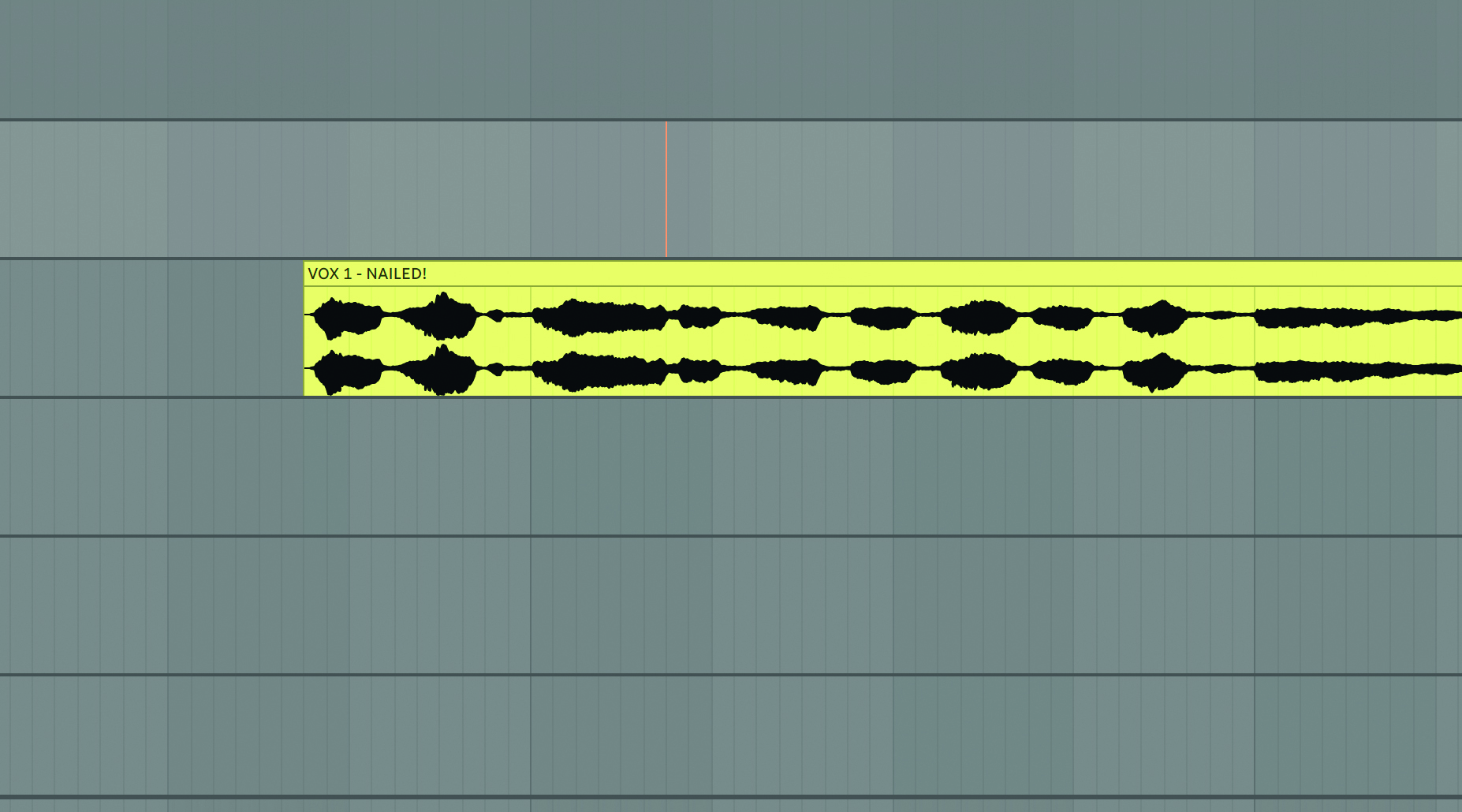Recording vocals