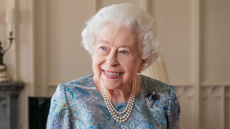 The Queen looks healthy and happy as she gets back to work