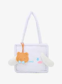 Her Universe Cinnamoroll Face Plush Tote Bag