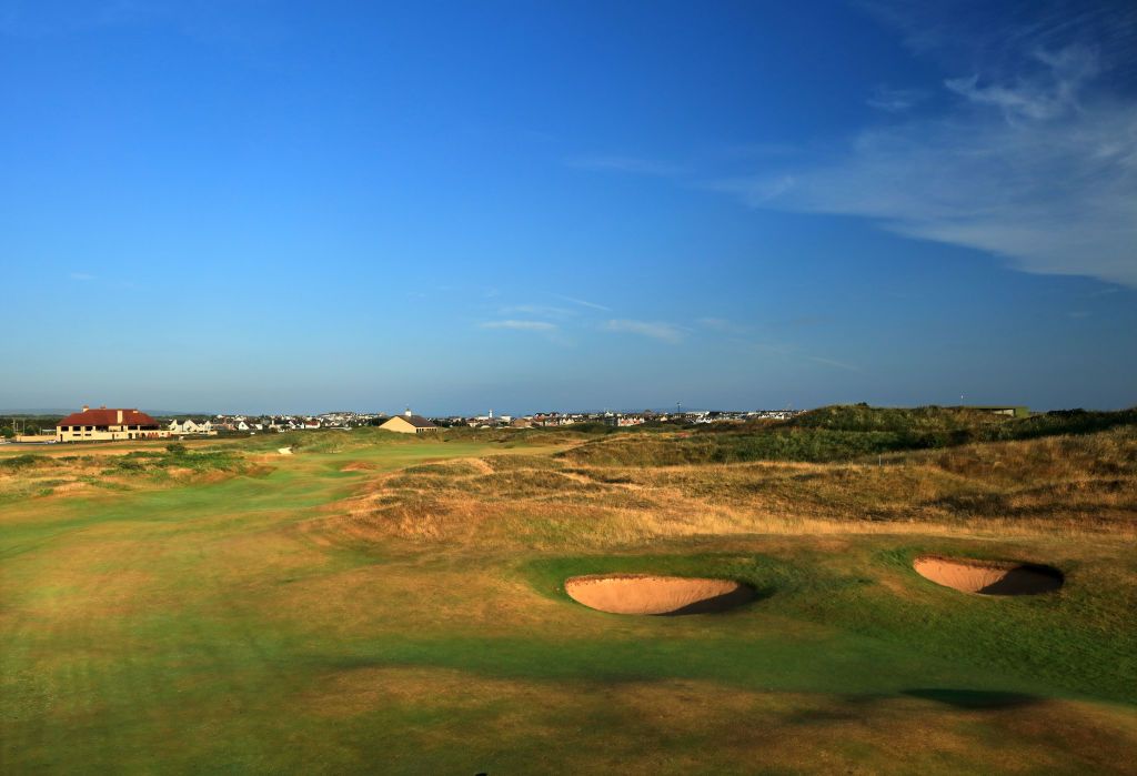 Royal Portrush 18th hole pictured
