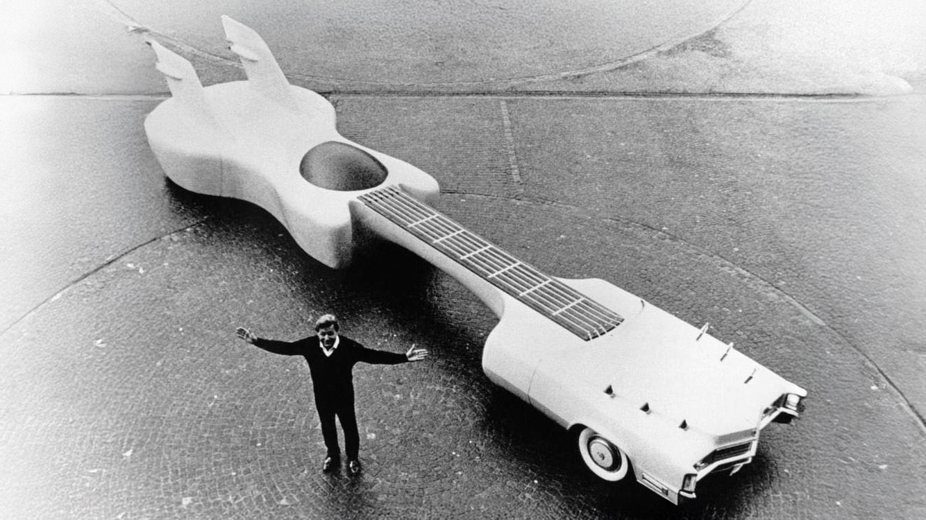 Jay Ohrberg with the car shortly after it was built