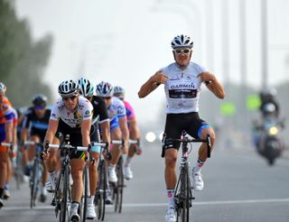 Heinrich Haussler wins, Tour of Qatar 2011, stage three