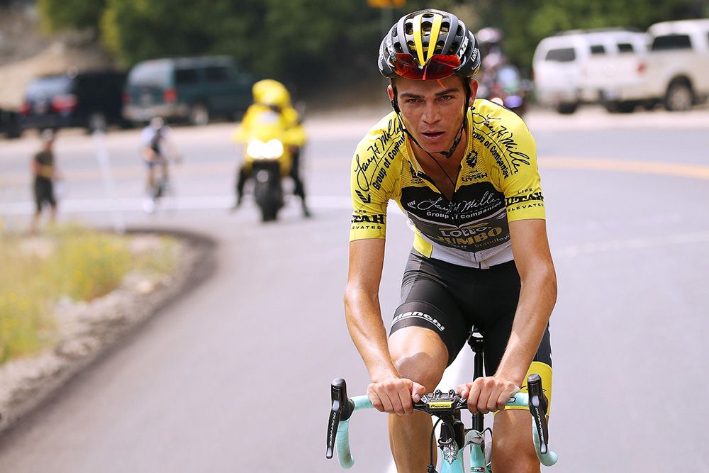Sepp Kuss (LottoNL-Jumbo) goes deep