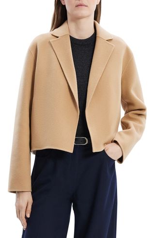 Wool & Cashmere Crop Blazer