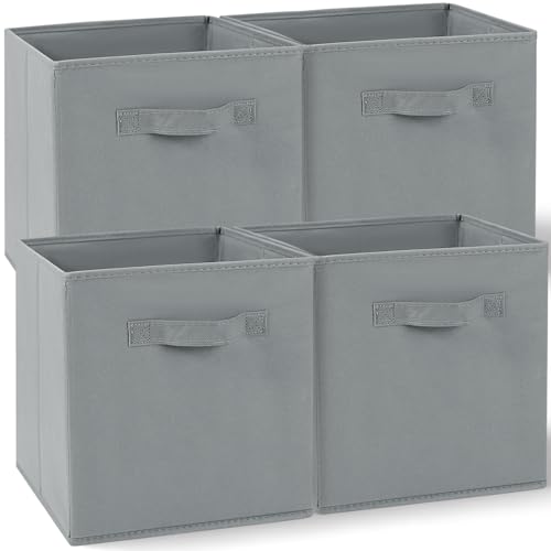 Amazing Tour Cube Storage Boxes, Foldable With Handles, 4 Pack