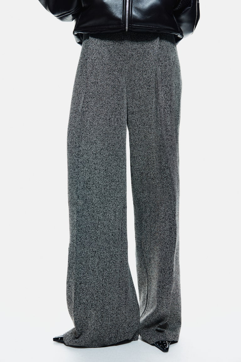 Pleat-Front Pants