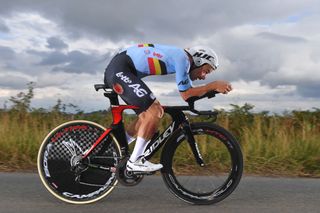 HARROGATE ENGLAND SEPTEMBER 25 Victor Campenaerts of Belgium during the 92nd UCI Road World Championships 2019 Individual Time Trial Men Elite a 54km race from Northhallerton to Harrogate 121m ITT Yorkshire2019 Yorkshire2019 on September 25 2019 in Harrogate England Photo by Tim de WaeleGetty Images
