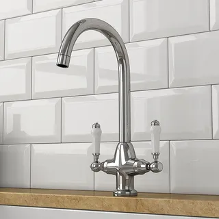 Bower Dual-Lever Traditional Kitchen Tap