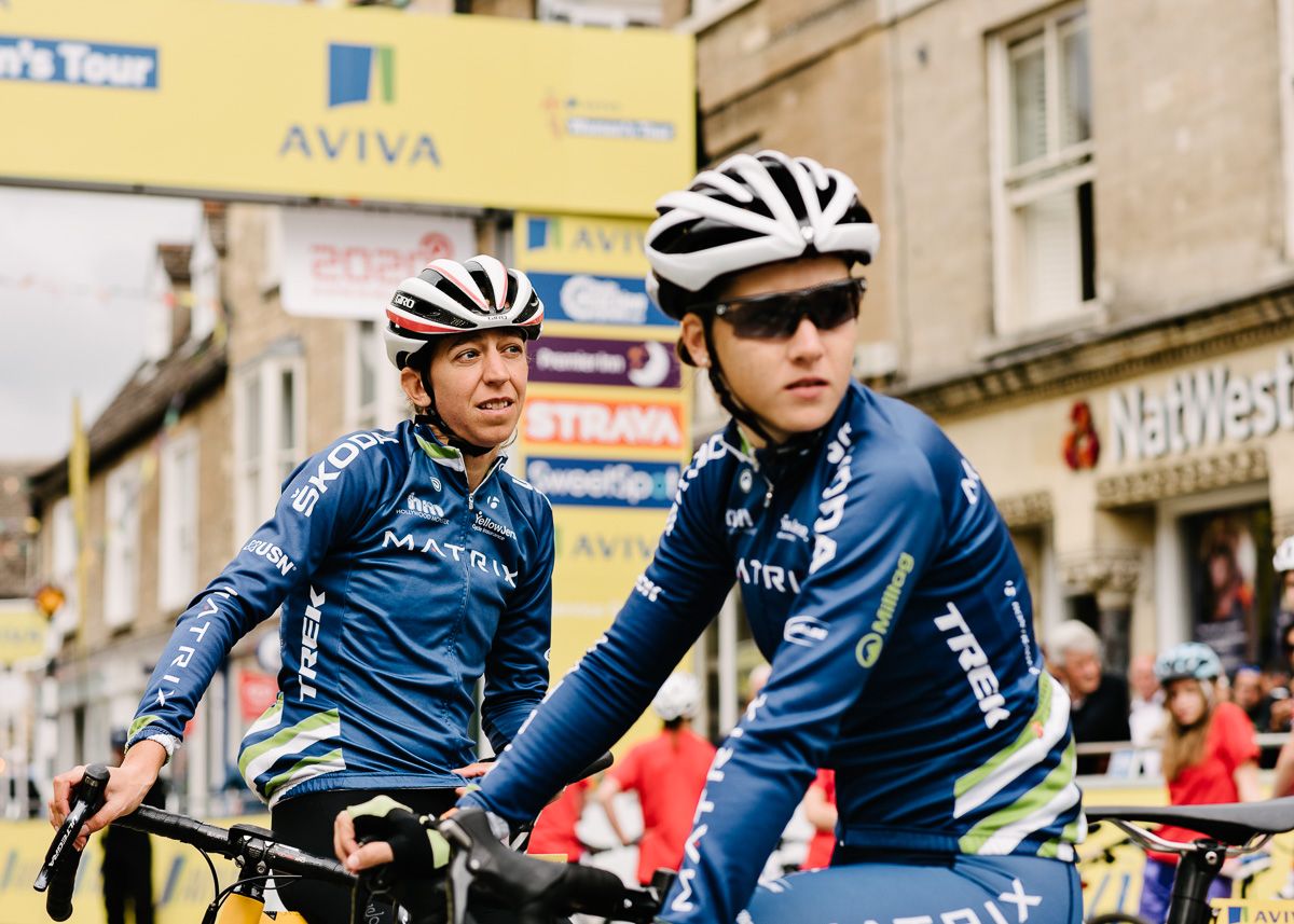 Helen Wyman and her Matrix FItness teammate