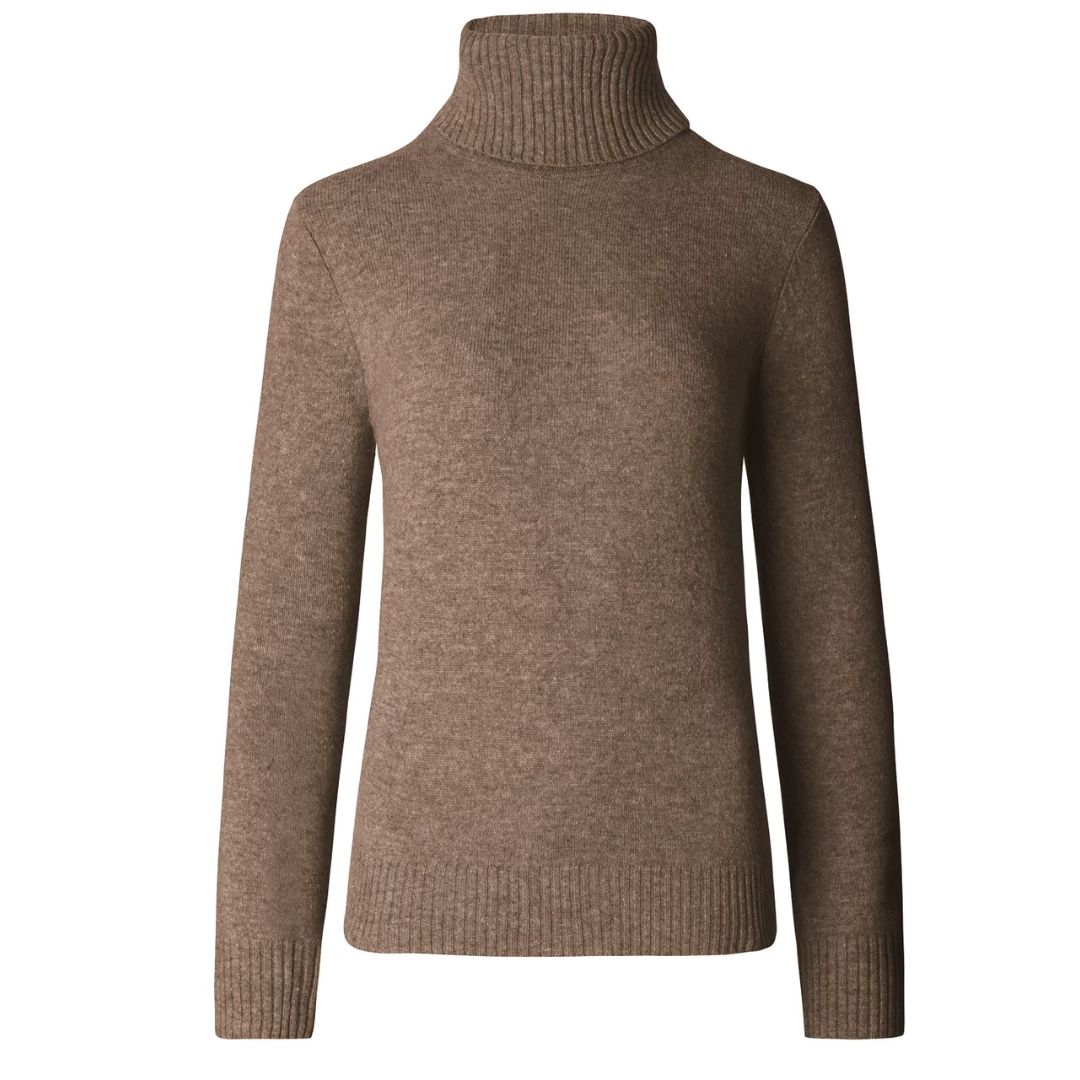 House of Bruar Lambswool Roll Neck Jumper