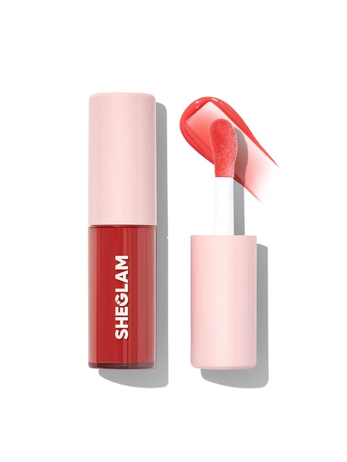 Sheglam Jelly Wow Tinted Lip Oil Plumping Lip Gloss Natural -Hot Shot