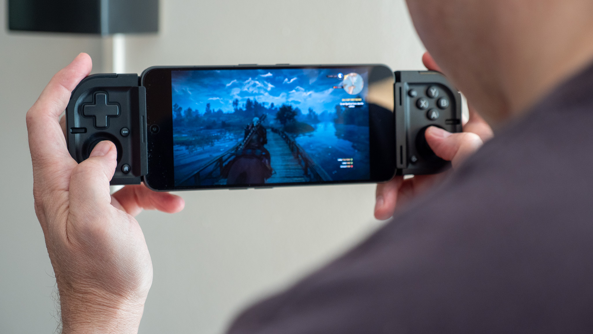 Playing The Witcher 3 Remastered on a Nothing Phone 3 with a Razer Prio controller