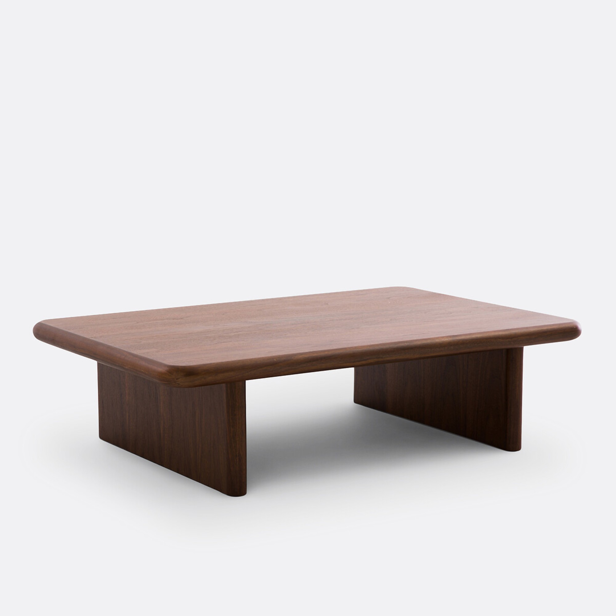 La Redoute Curva Walnut Veneer Coffee Table