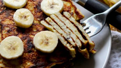Banana pancakes made with two ingredients