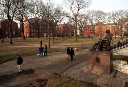 Harvard University campus.