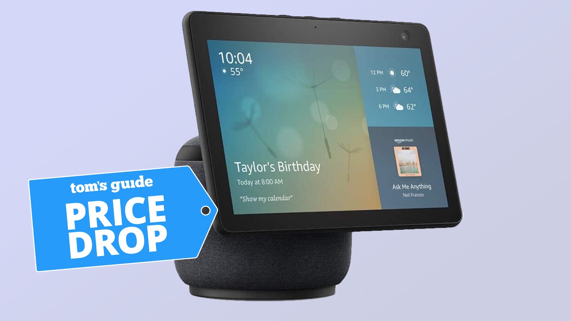 Amazon Echo Show 10 just hit lowest price ever in Black Friday