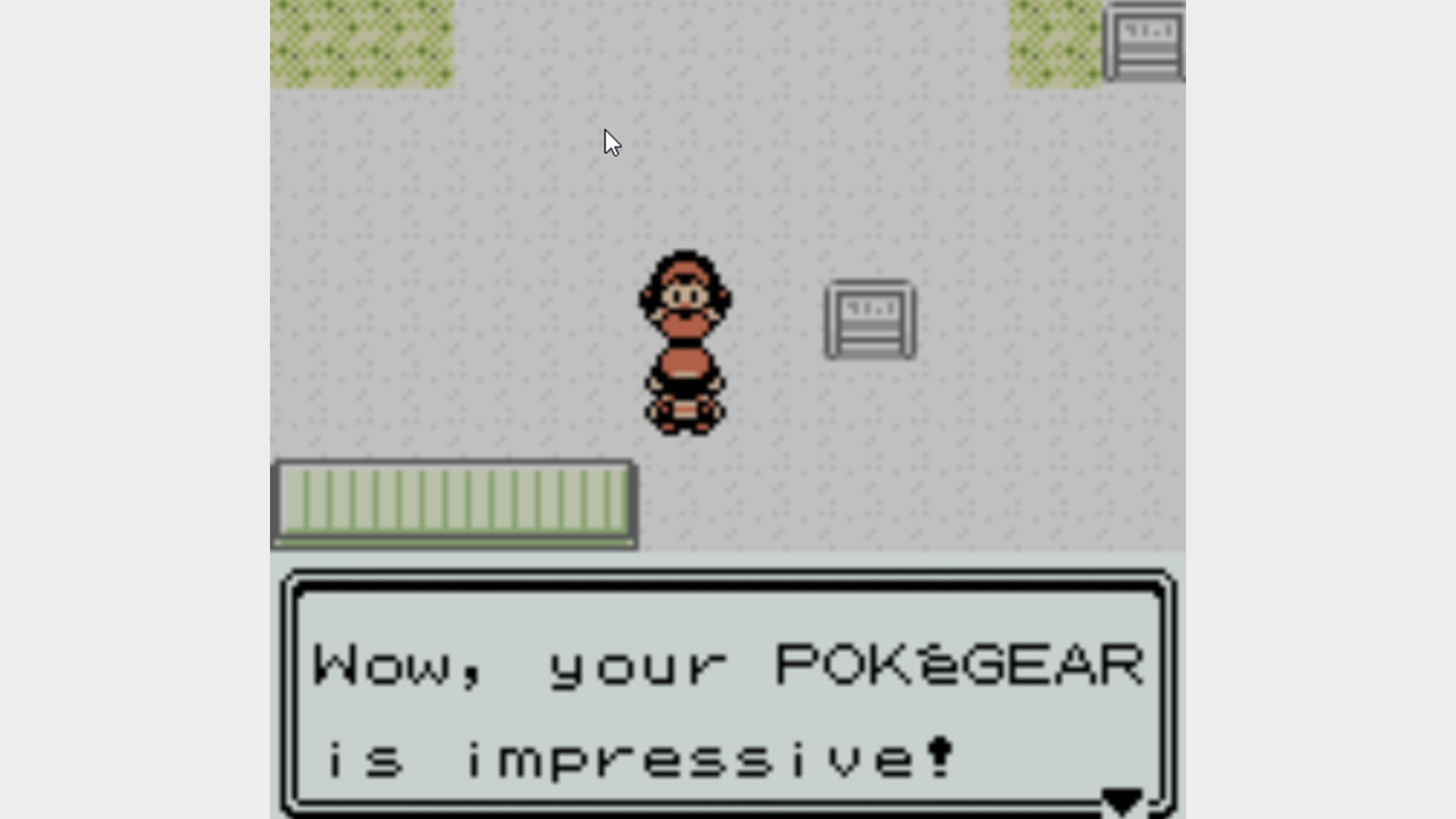 Pokemon Crystal screenshot Game Boy Color