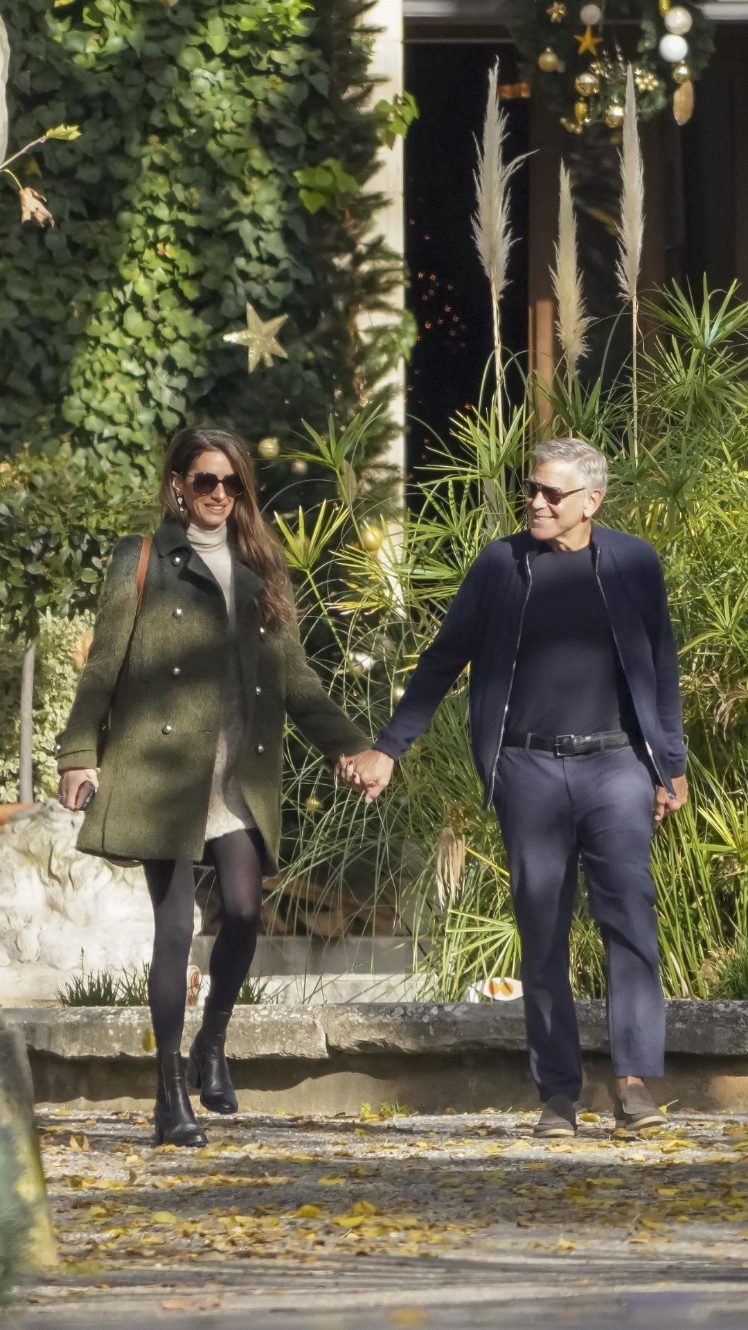 George and Amal Clooney in the South of France, 07/12/2025