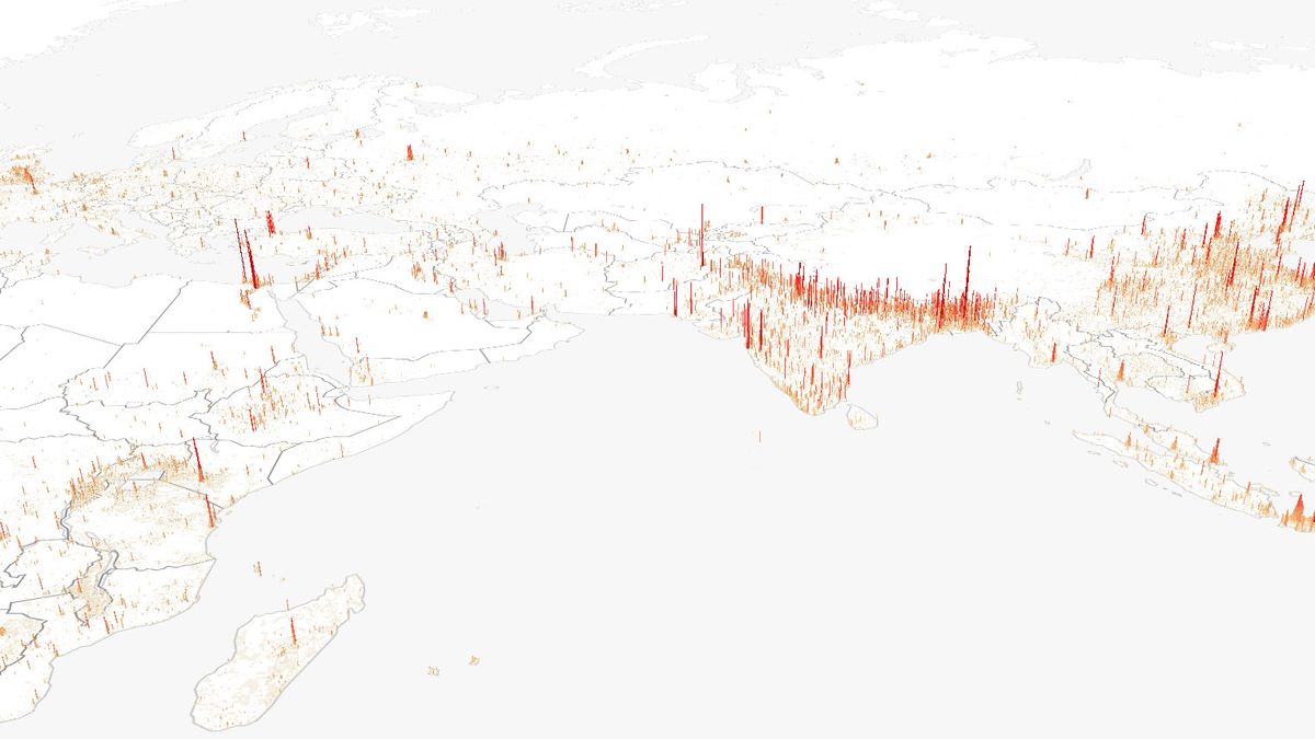 Population Mountains