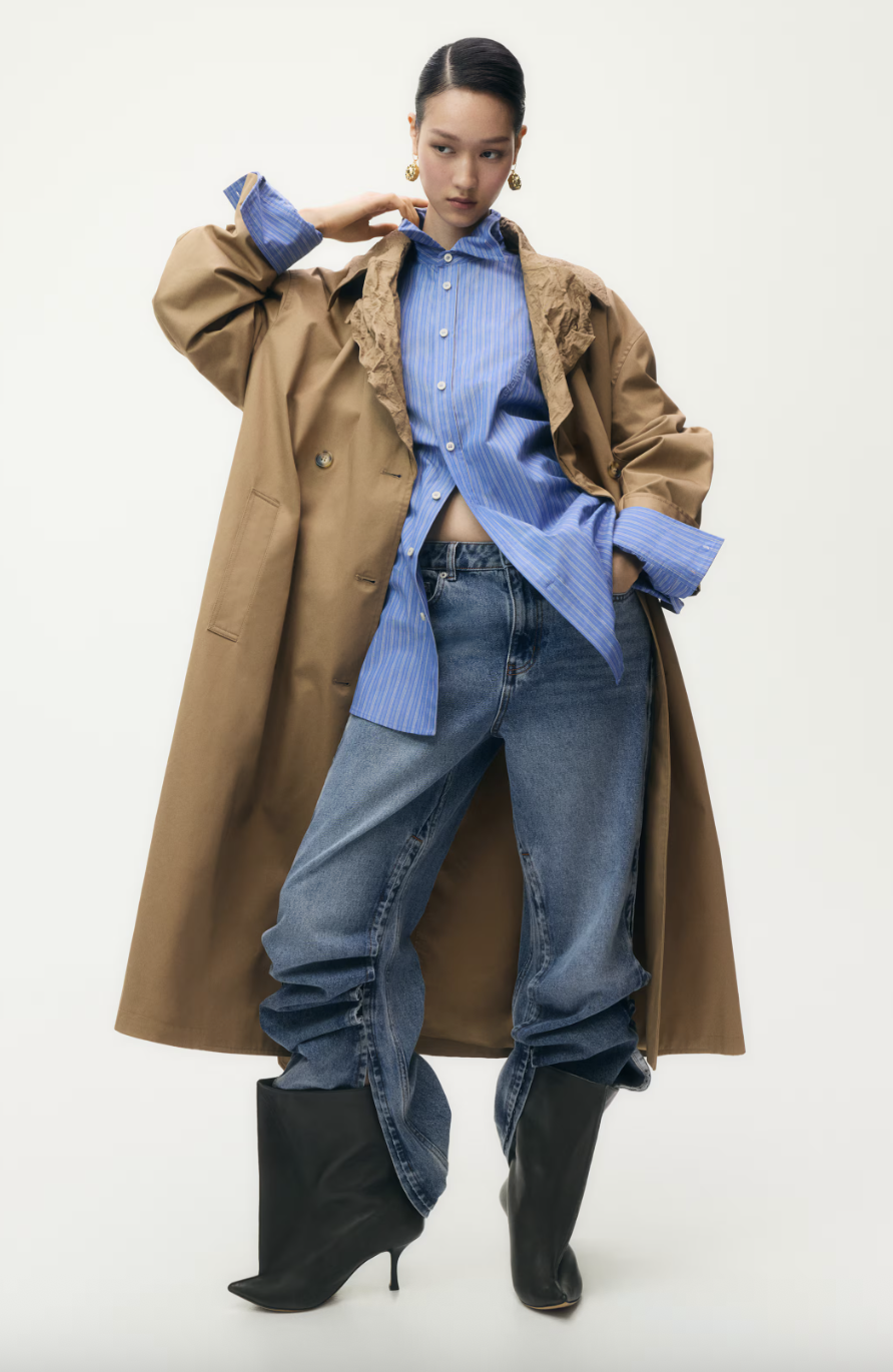 H&M, Wide Side Slit Jeans