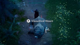 An animal corpse in V Rising that holds an Unsullied Heart