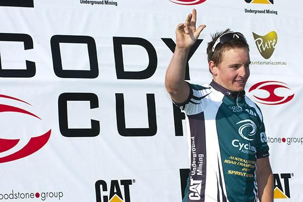 Alexander Ray (Hyster-Total Rush) holds onto the green jersey for sprint points with a commanding lead in that competition over tour leader and teammate Gordon McCauley.