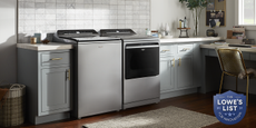whirlpool 2 in1 washer and dryer in kitchen