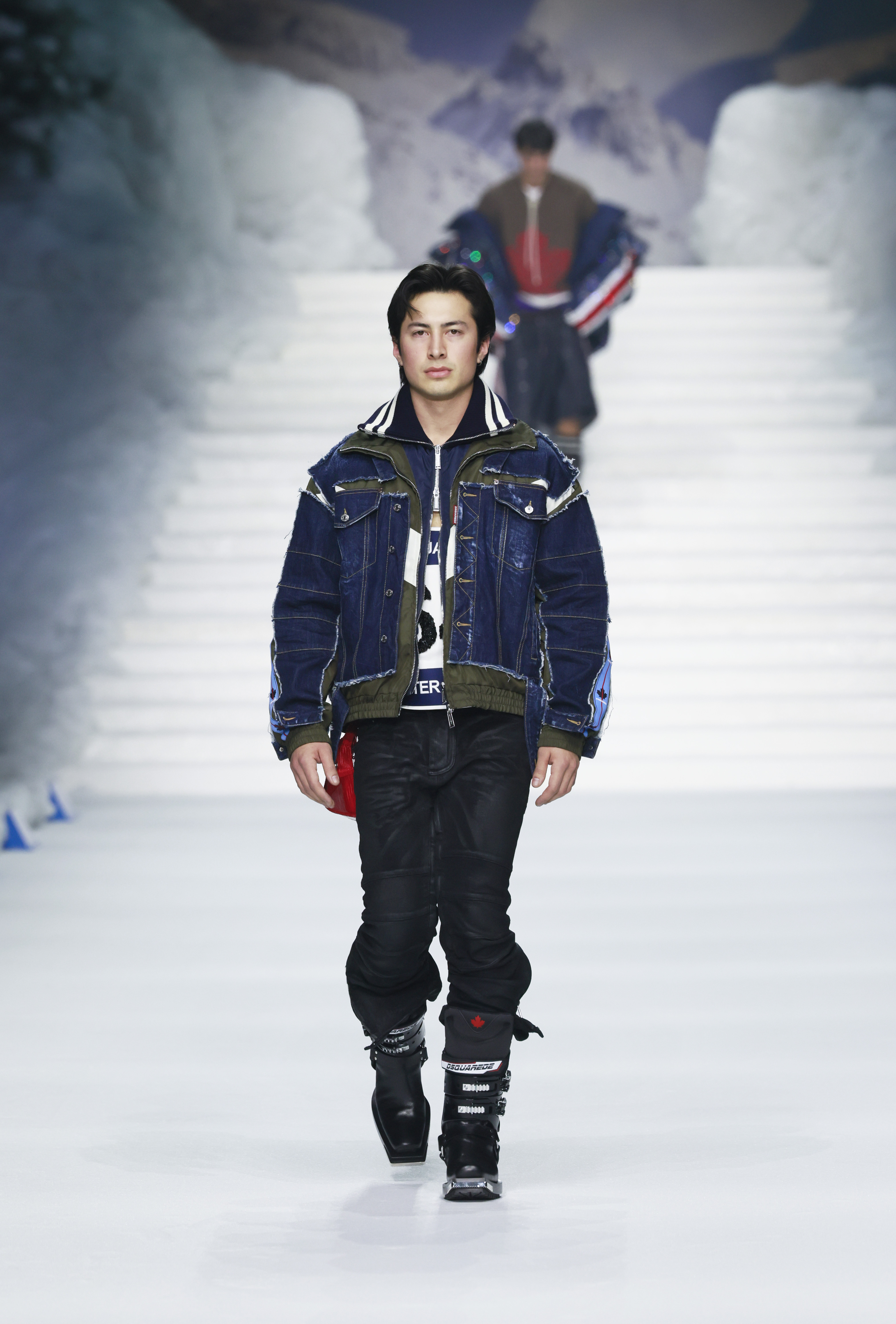 Hudson Williams walks DSquared2 Fall 2026 fashion show