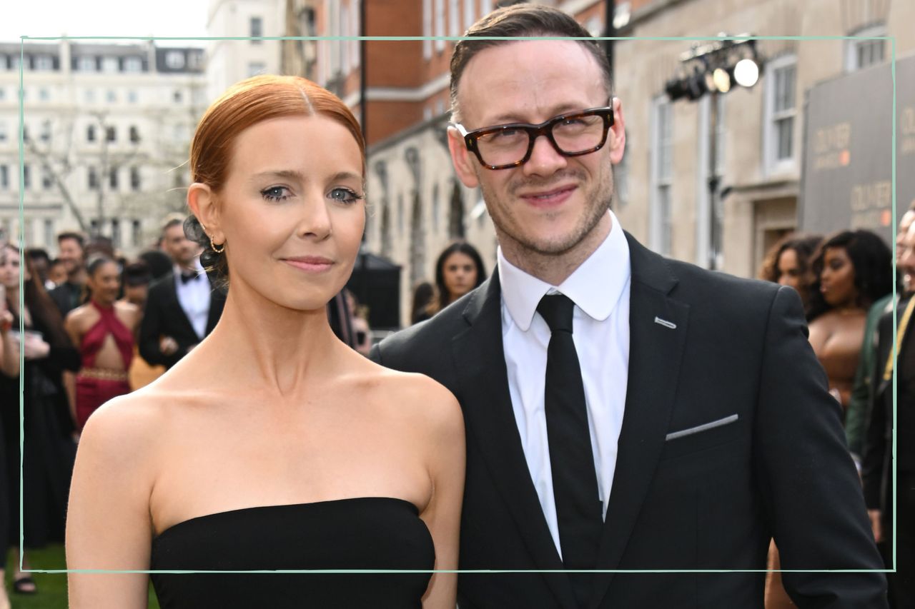 Stacey Dooley is pregnant with her and Kevin Clifton&#039;s first child, seen here attending The Olivier Awards 2022