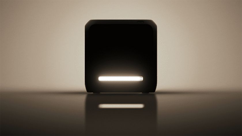 What looks like a DJI Power battery with a light in silhouette