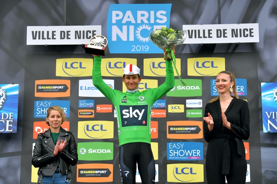 Michał Kwiatkowski won the green points jersey