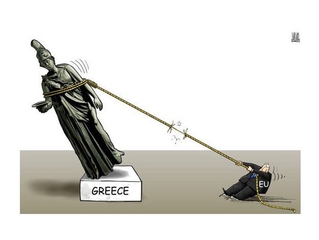 Greece hangs on by a thread